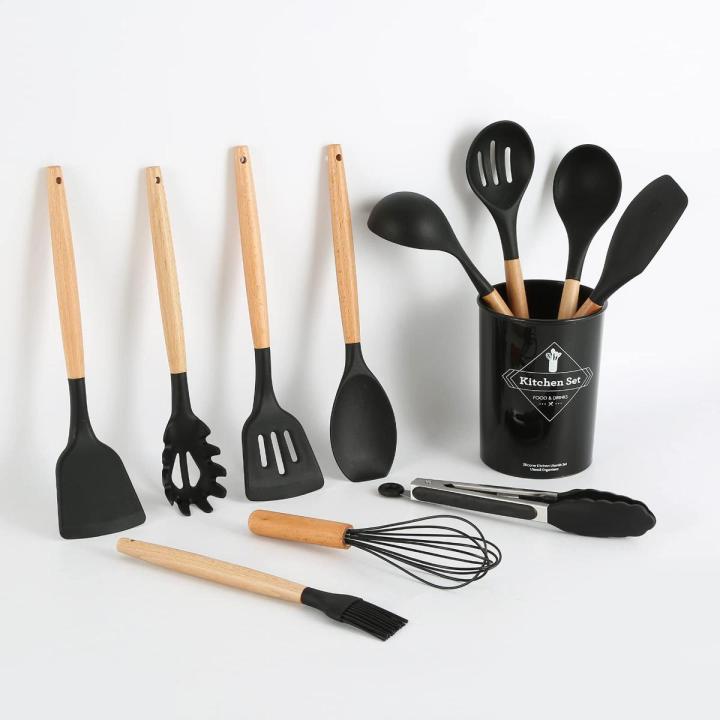 Silicone Spatula Kitchen Utensil Set