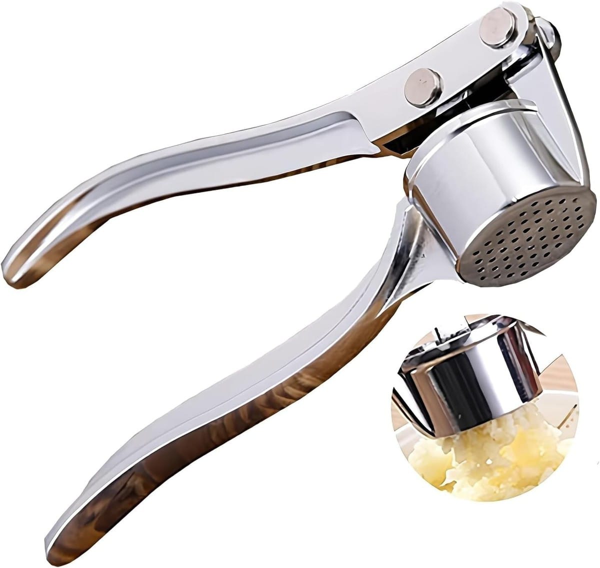 Stainless Steel Garlic Press