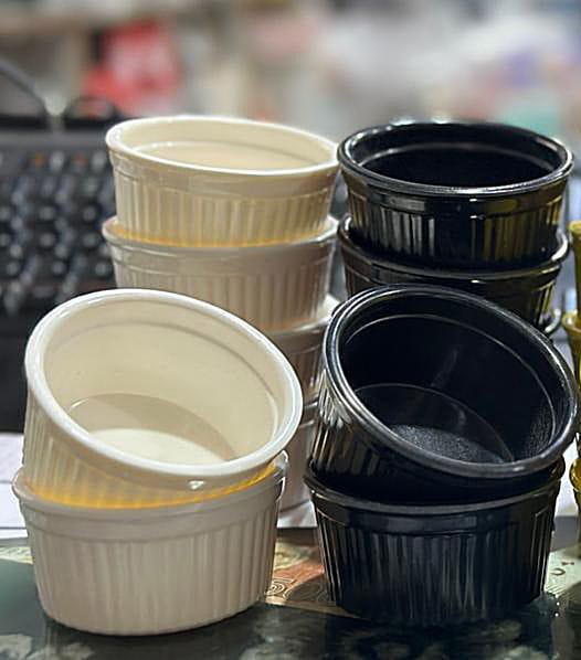 Melamine mini dip sauce bowls (6 pcs)