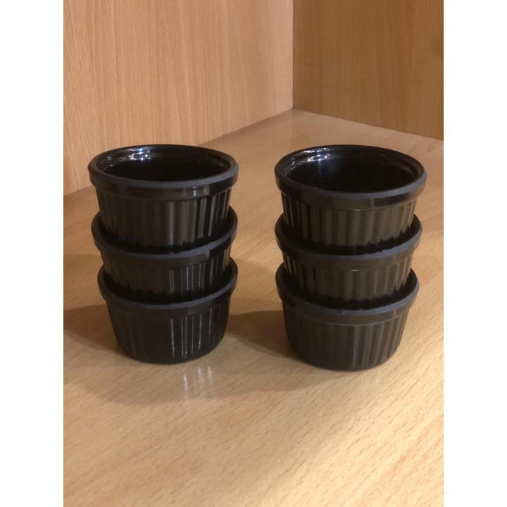 Melamine mini dip sauce bowls (6 pcs)