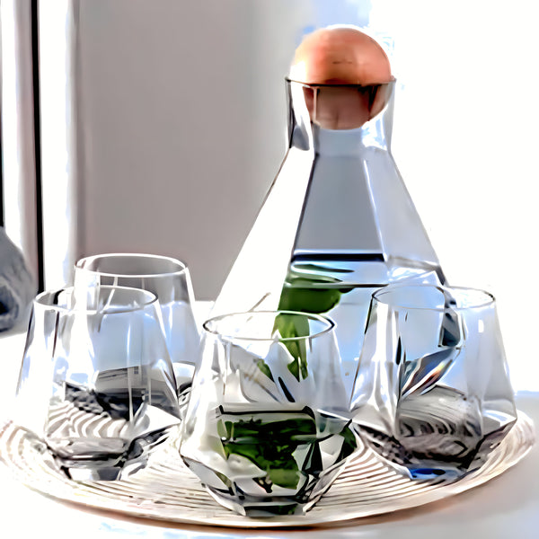Glass set with jug