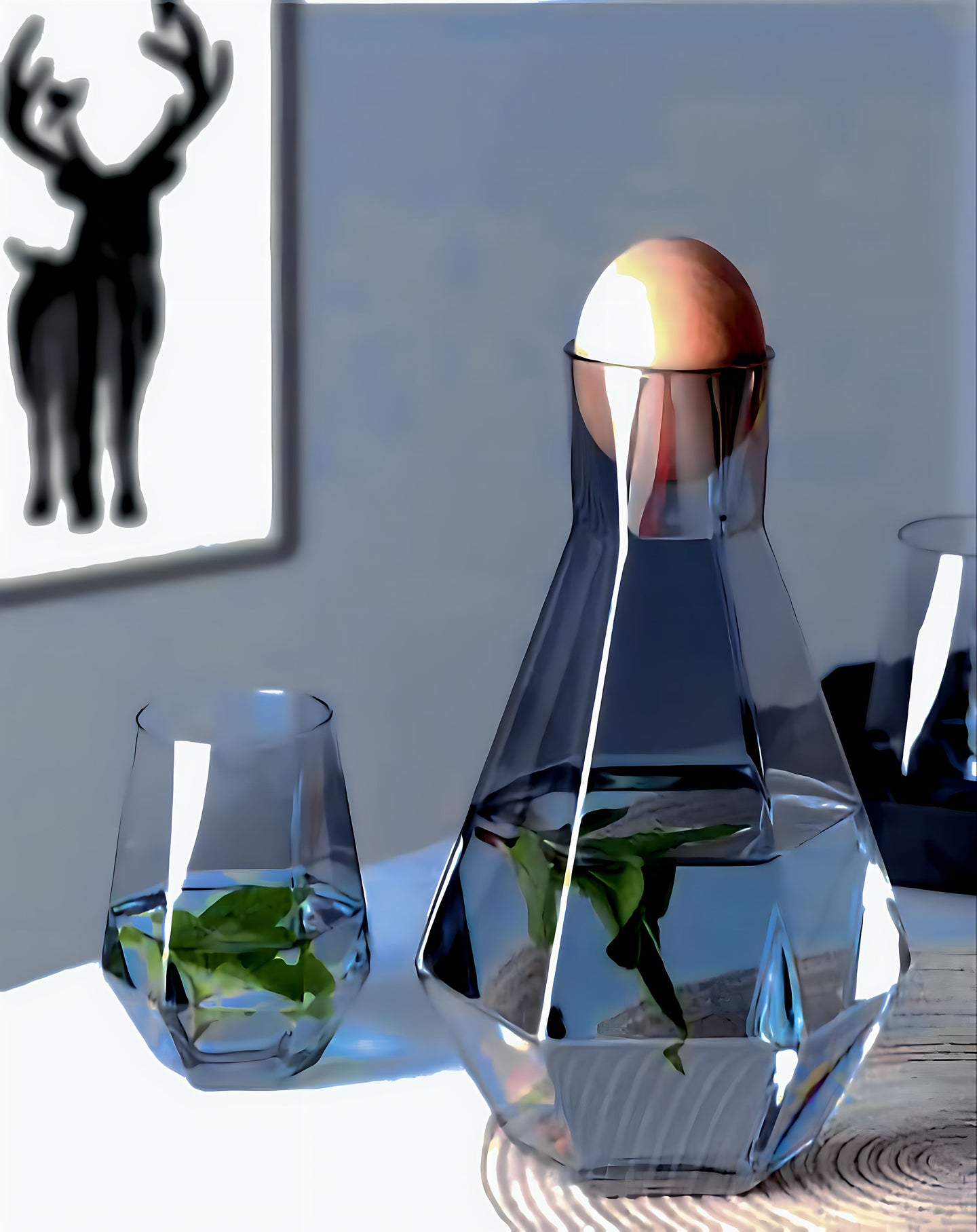 Glass set with jug
