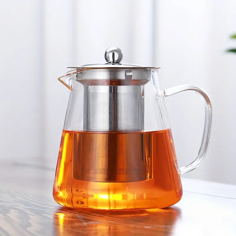 Borosilicate heat resistant glass kettle