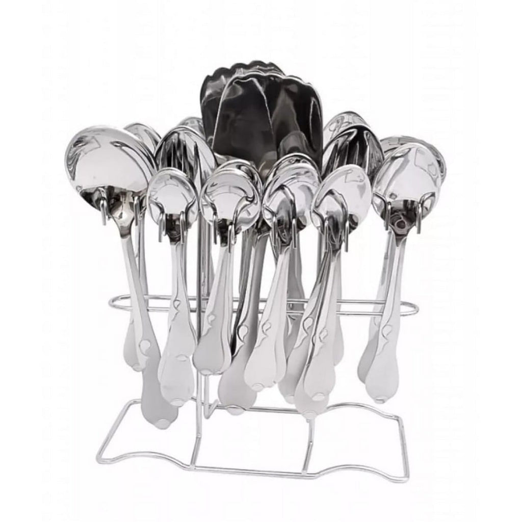 Spoon set with stand