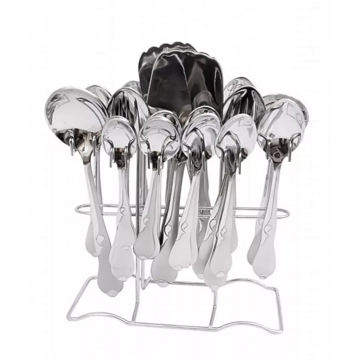 Spoon set with stand