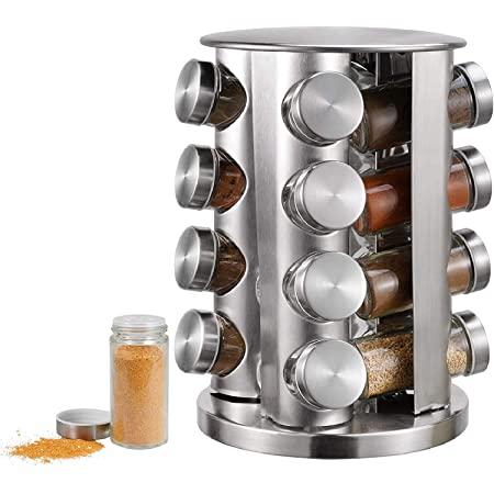 Stainless steel spice rack