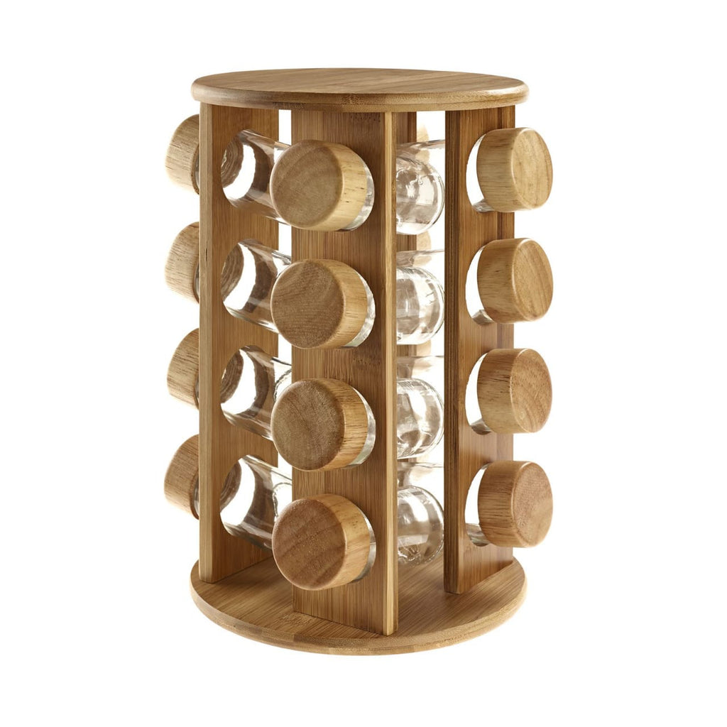 Wooden spice rack