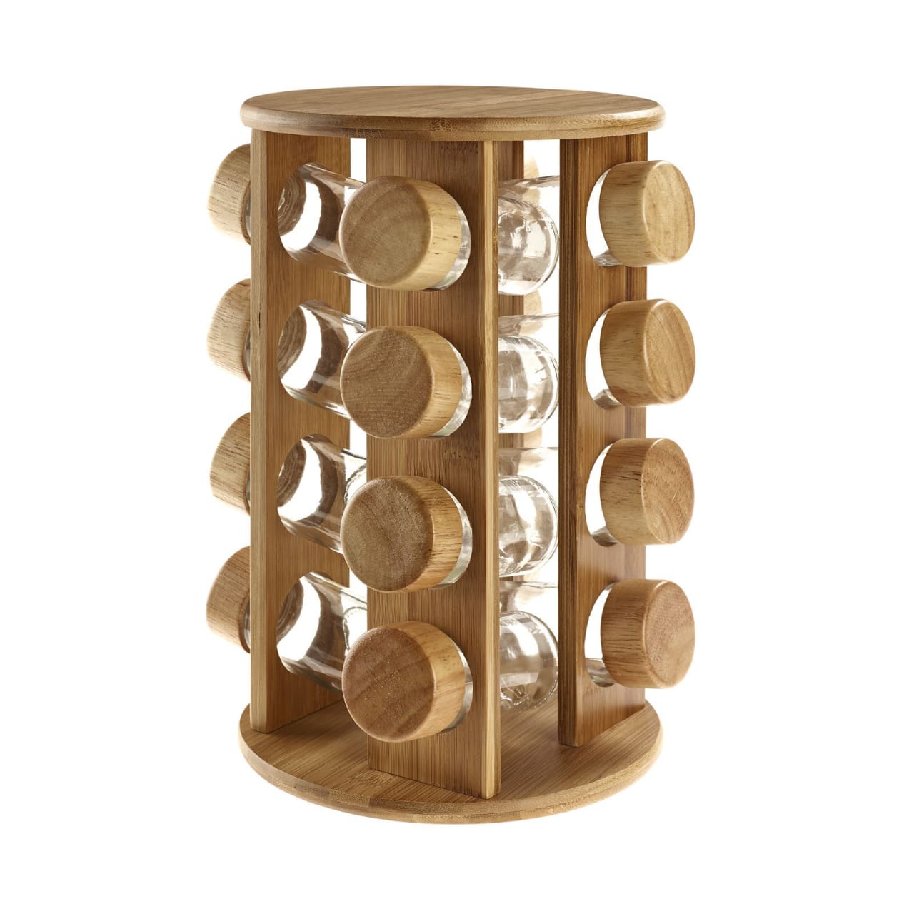 Wooden spice rack
